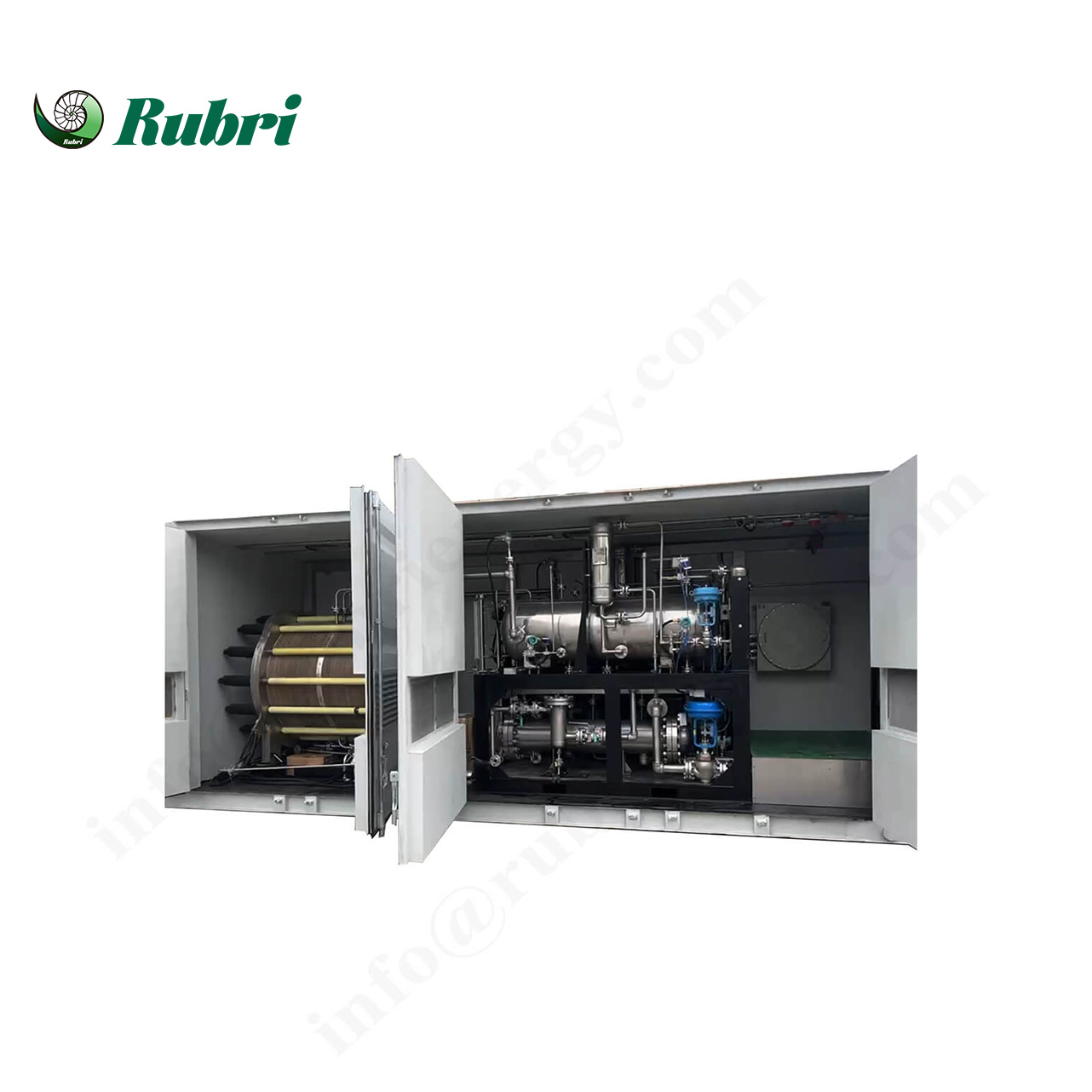 1000 Nm³/u 5000 kW industriële waterstofgas-alkalische elektrolyserapparatuur