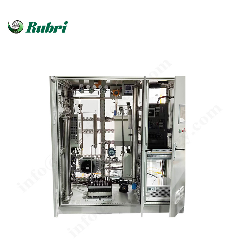 1 Nm³/h 5KW PEM-elektrolyser Groene waterstofproductieapparatuur