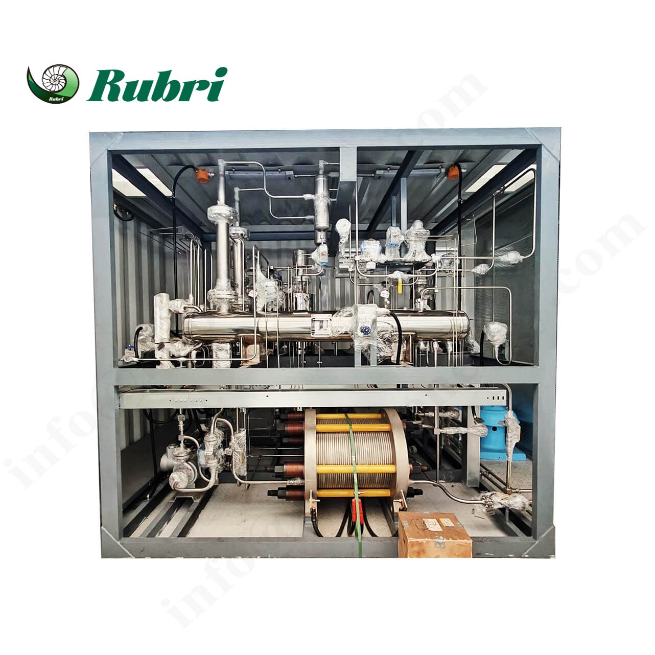 5Nm³/h 25KW ALK Waterstof Elektrolyzer Stack Water Elektrolyse