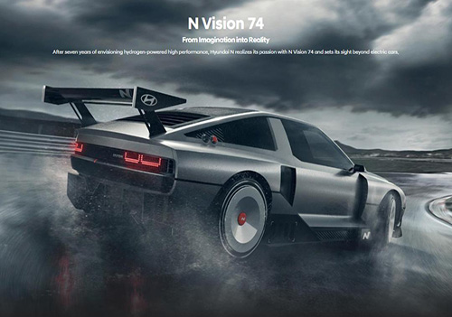 Hyundai N74 waterstof-supercar verwacht in 2026 te debuteren