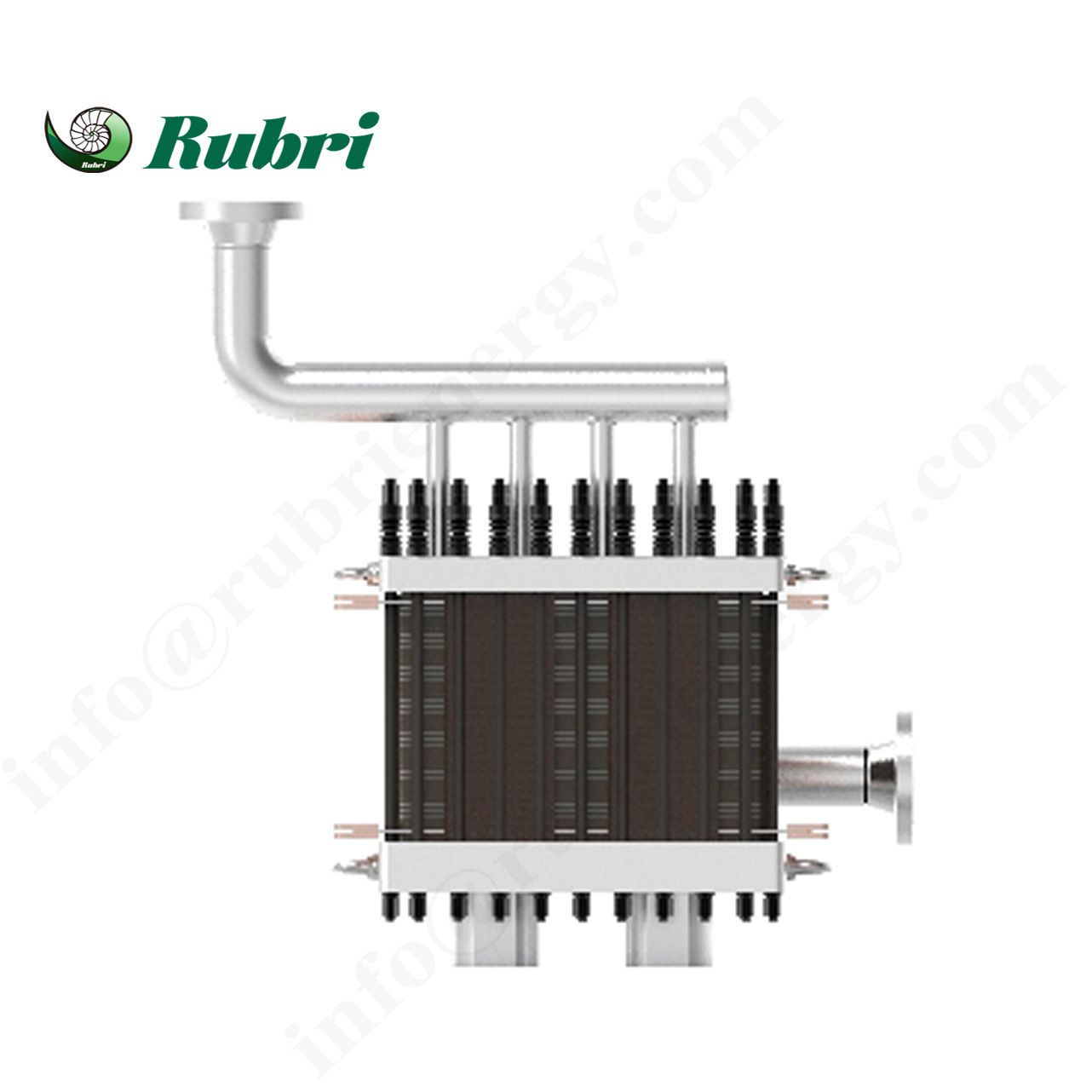 5 Nm³/h 25 kW PEM waterelektrolyser waterstofproductieapparatuur