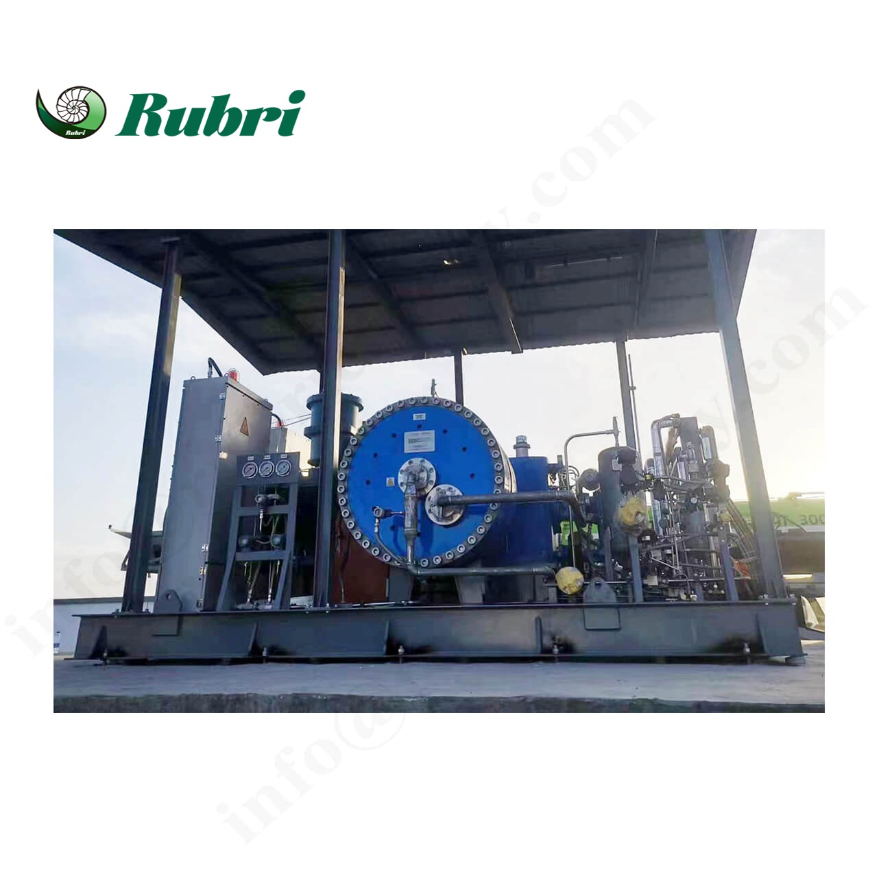 1000 Nm3/h waterstofcompressor met gemiddelde stroom