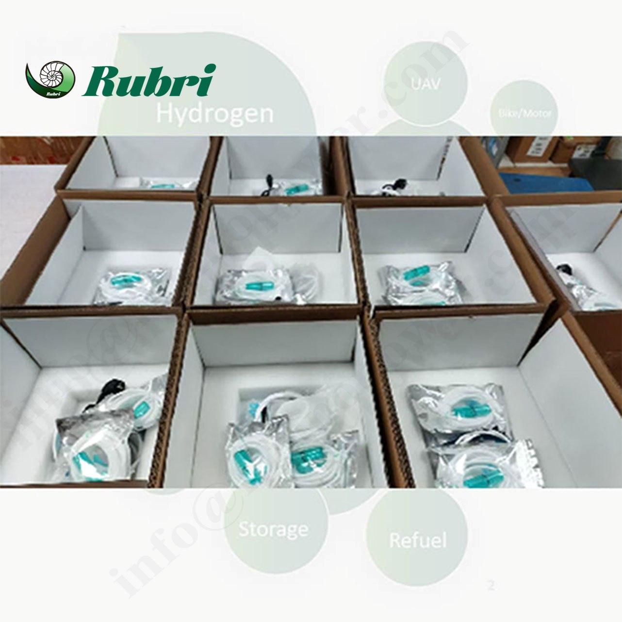 10 sets waterstofinhalatiemachines