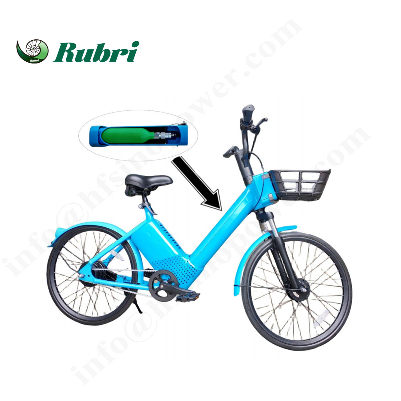 Rubri-H-Bike 300 Nieuwe Waterstoffiets