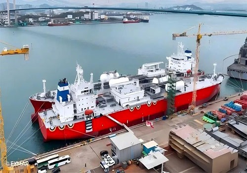 WinGD levert 's werelds eerste op ammoniak aangedreven oceaanvaartuig aan Exmar